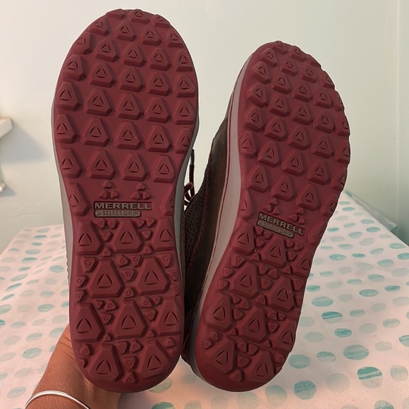 Merrell suede booties grey size 6 performance footwear - Picture 7 of 11